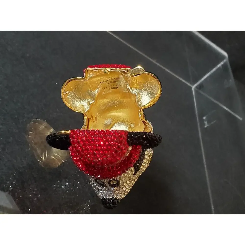 Katherine‎ Baumann Swarovski Disney Mickey Mouse Coin Purse Beverly Hills - RARE